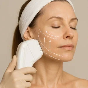 Woman having HI-FU to reduce wrinkles call LA LIPO Corby Now!